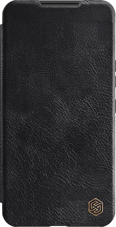 Mbështjellës Nillkin Qin Leather Pro Case për Samsung Galaxy S22+, me kapak dhe mbrojtës kamere, i zi