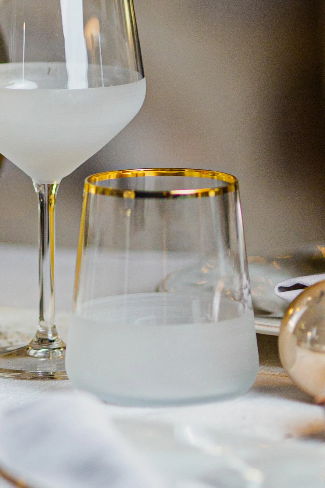 Set gotash prej qelqi (4 copë), Hermia Concept, Nish 420