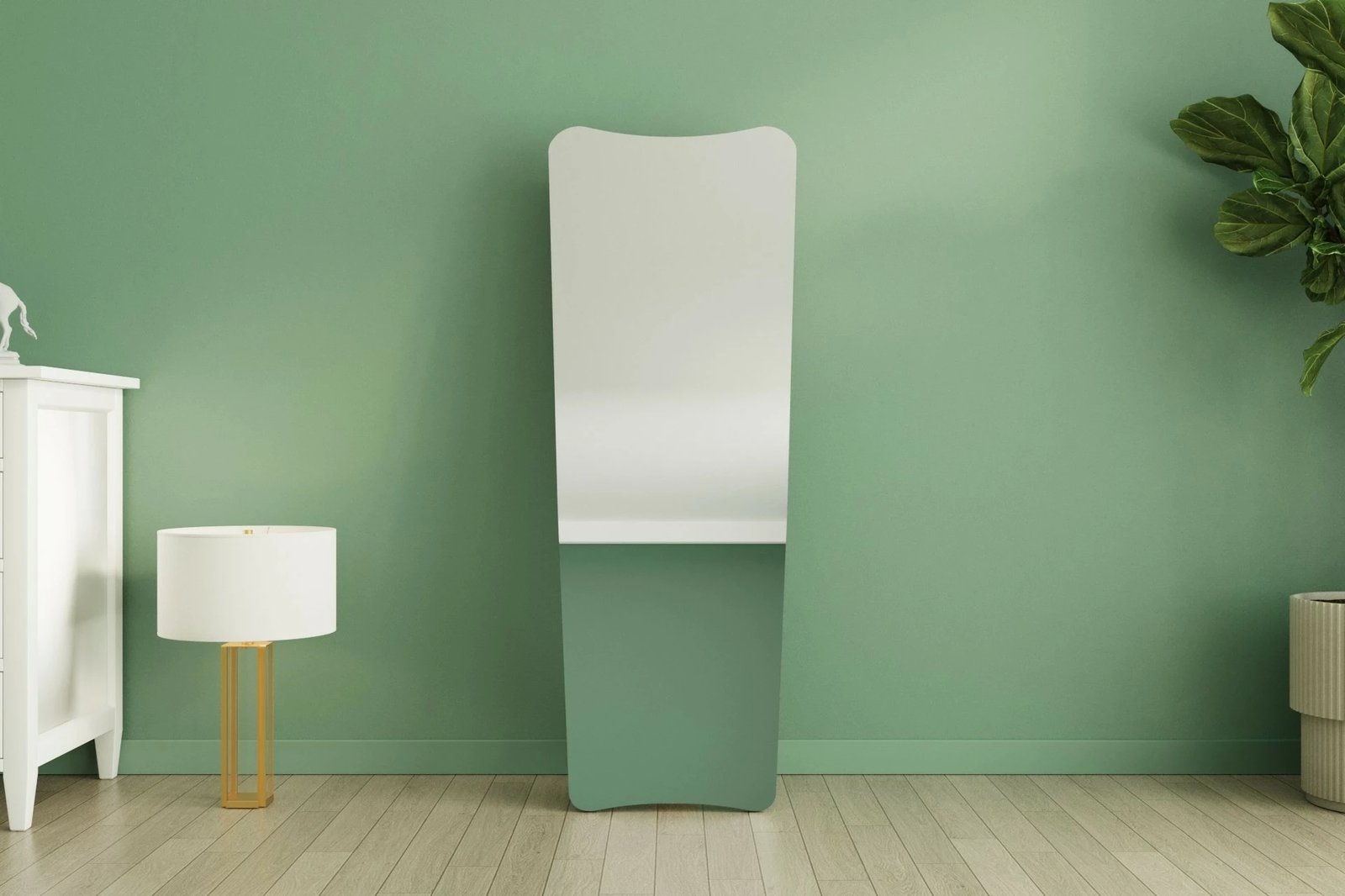 Pasqyrë Hanah Home, Vitros me këmbë, ngjyrë rëre