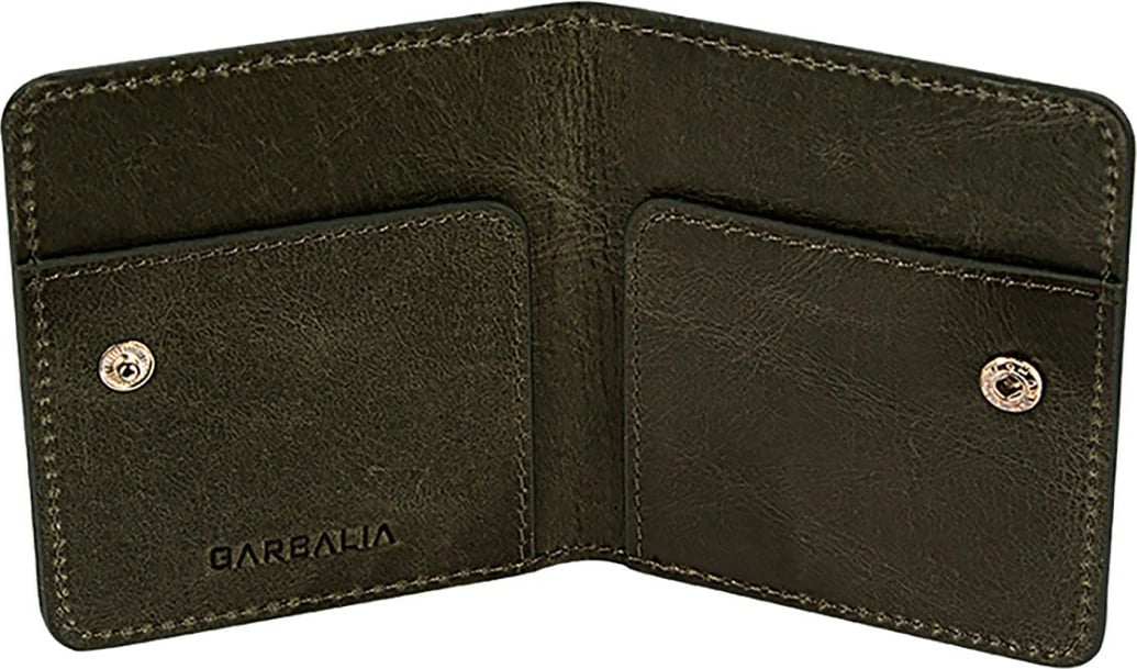 Portofol për burra, lëkurë origjinale, ngjyrë e gjelbër, Regina