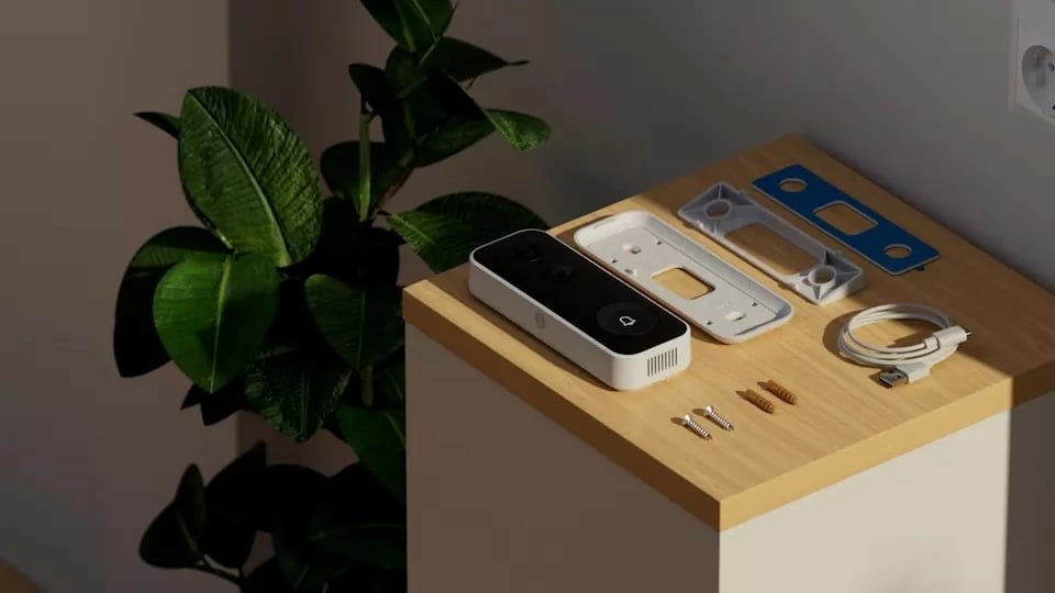 Video-derë inteligjente YALE HOME SV-VDB-1A-W, Full HD 1080p, WiFi, e zezë/bardhë