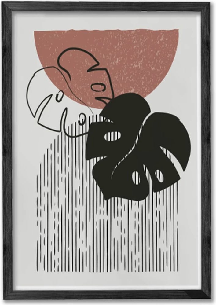 Pikturë dekorative me kornizë (3 copë), Wallity, Ersy3Syhcrv12