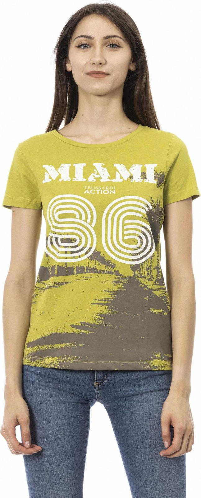 Maicë për femra Trussardi Action, e gjelbër