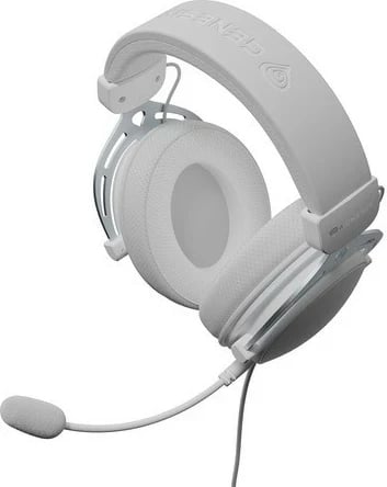 Kufje Genesis Toron 531, me mikrofon të ndashëm, për lojtarë, të bardha