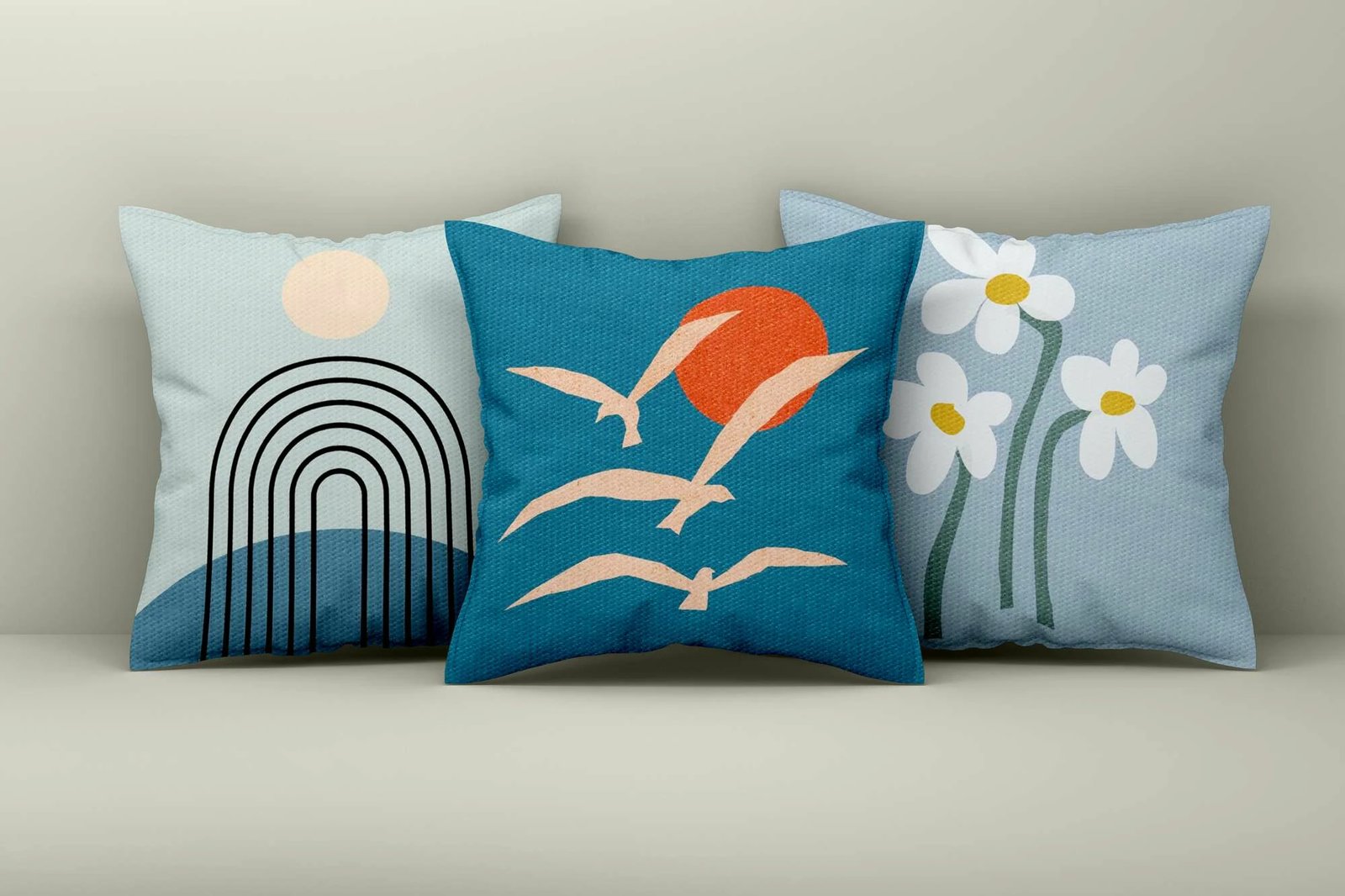 Set mbulesash jastëkësh (3 copë), dizajn Aberto, Asr_plw25 - 31