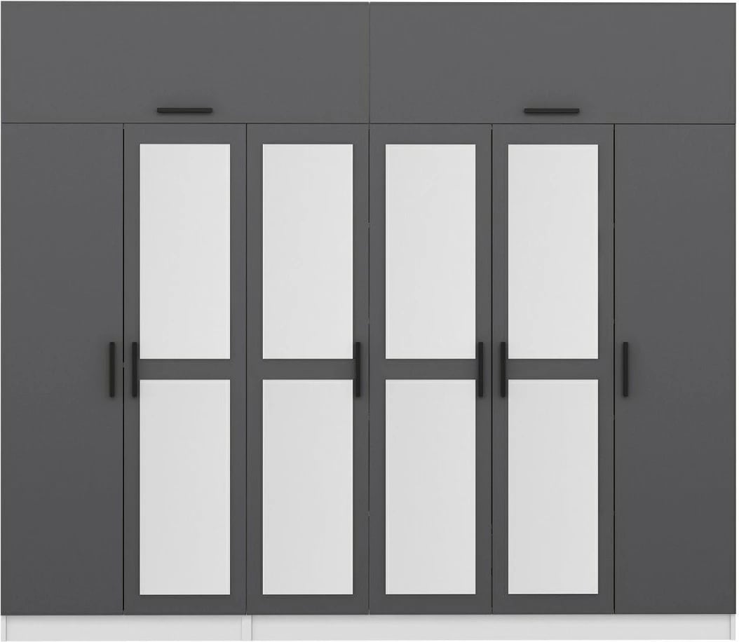 Dollap Skye Decor, anthracite dhe i bardhë, Kale - 5160