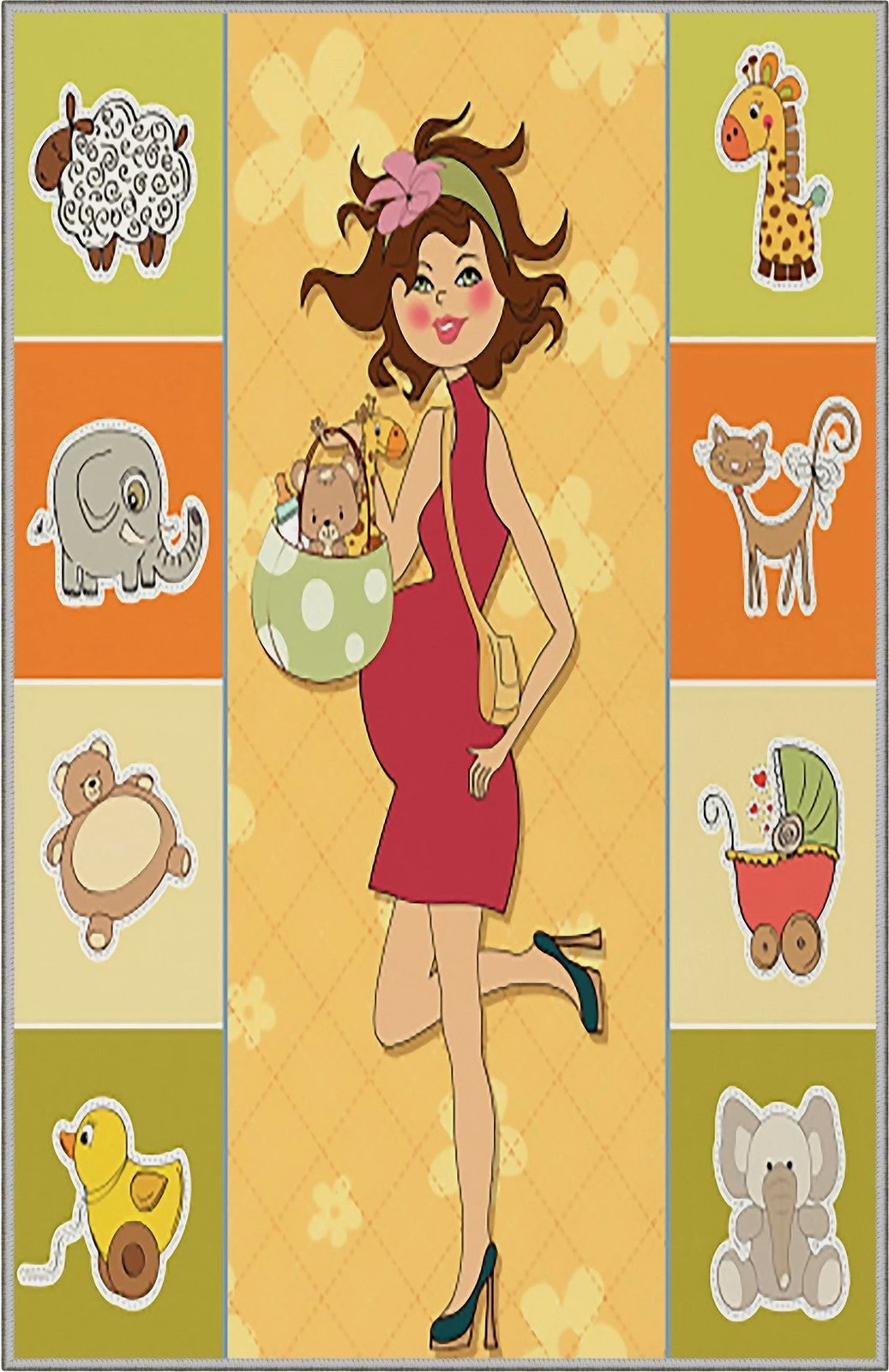 Qilim për korridor, shumëngjyrësh, Conceptum Hypnose, KHMFESTO0012KEÇE, 100x200cm