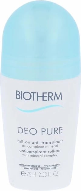 Deodorant roll-on për femra Biotherm Deo Pure, 75ml
