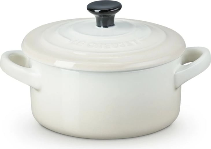Mini tenxhere Le Creuset 10cm, meringue