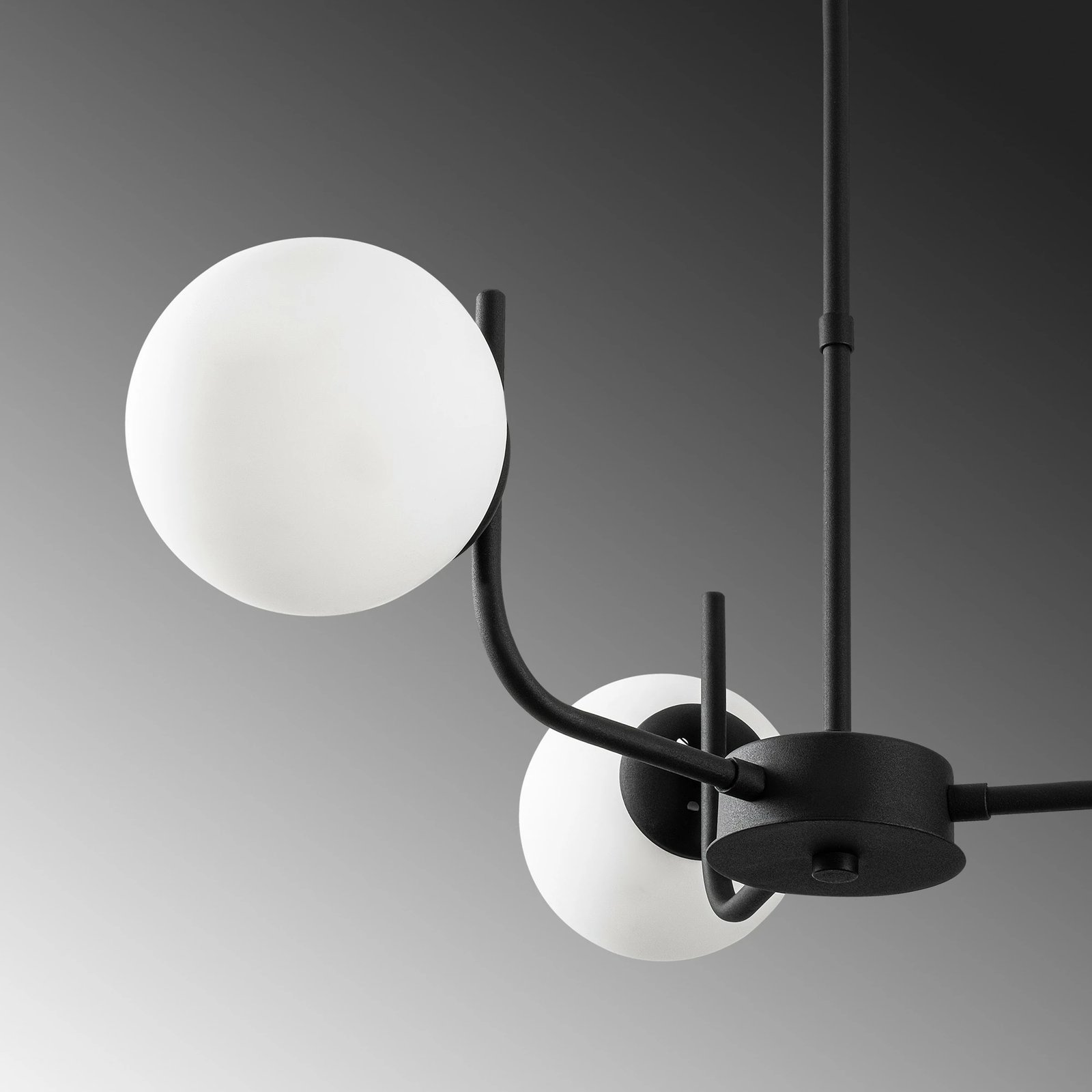 Llambë tavani Opviq, ngjyrë e zezë, Antler - 13767