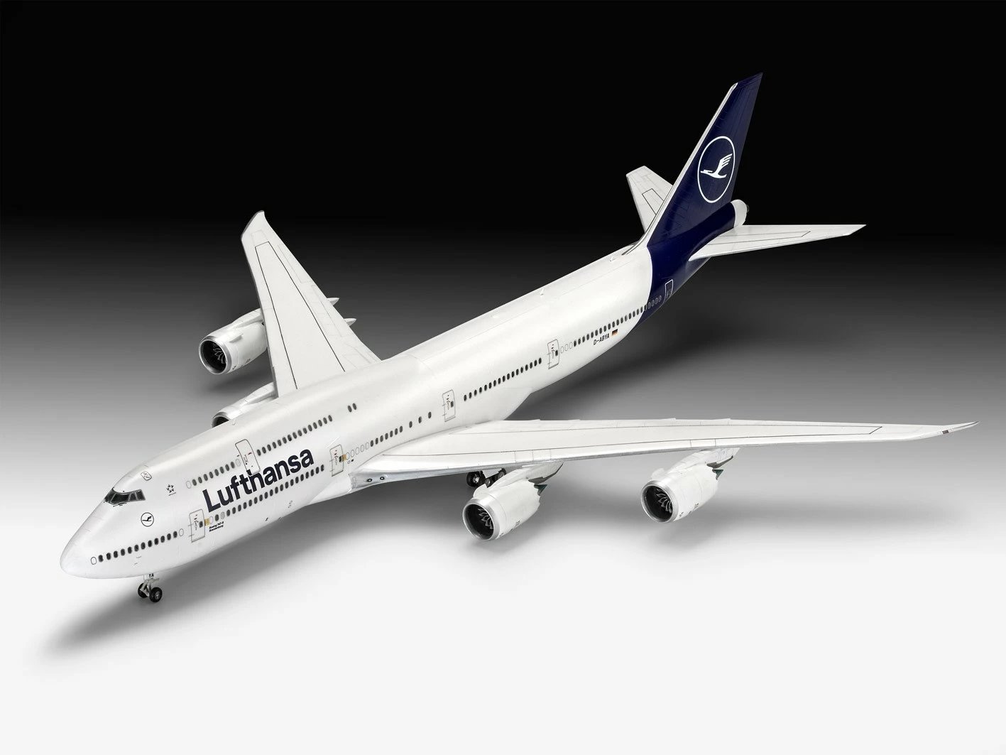 Model plastik avion Revell Boeing 747-8 Lufthansa, 1:144, 172 pjesë