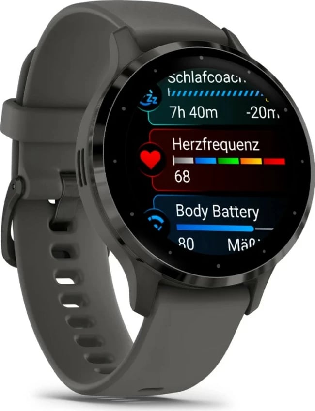 Smartwatch Garmin Venu 3S, AMOLED, 1.2", GPS, Gri