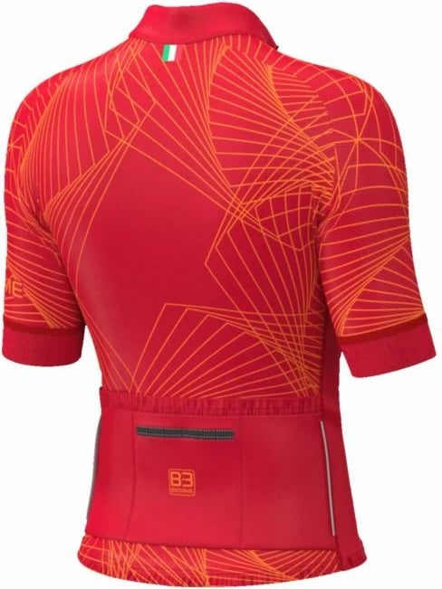 Fanellë çiklizmi Biemme për meshkuj, e kuqe