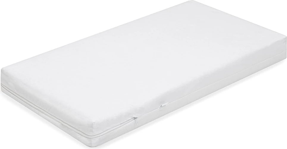 Dyshek për krevat bebe, NEW BABY, STANDARD 80x40x8 cm, kokosi-shkumë-kokosi, i bardhë