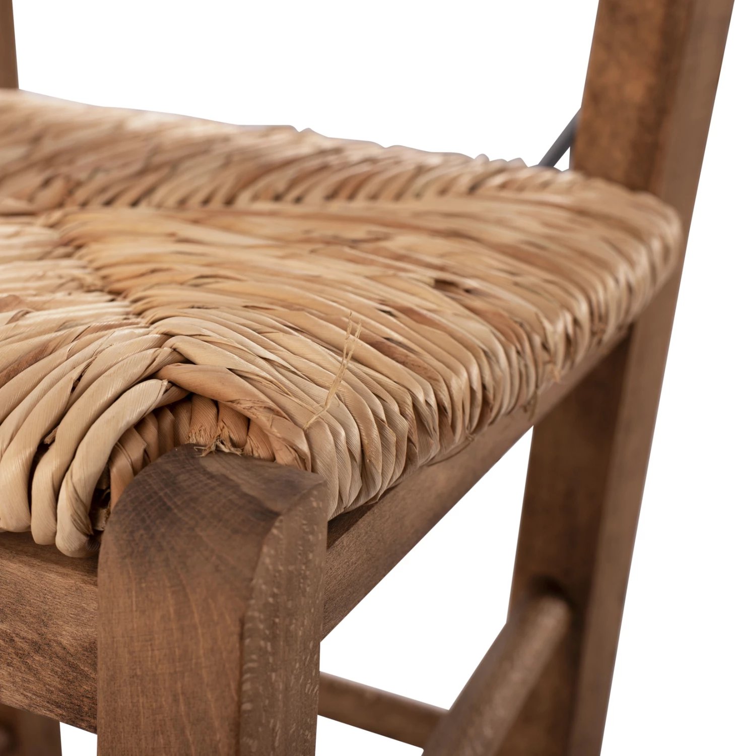 Karrige tradicionale me kashtë, ngjyrë arre, FH10258.01