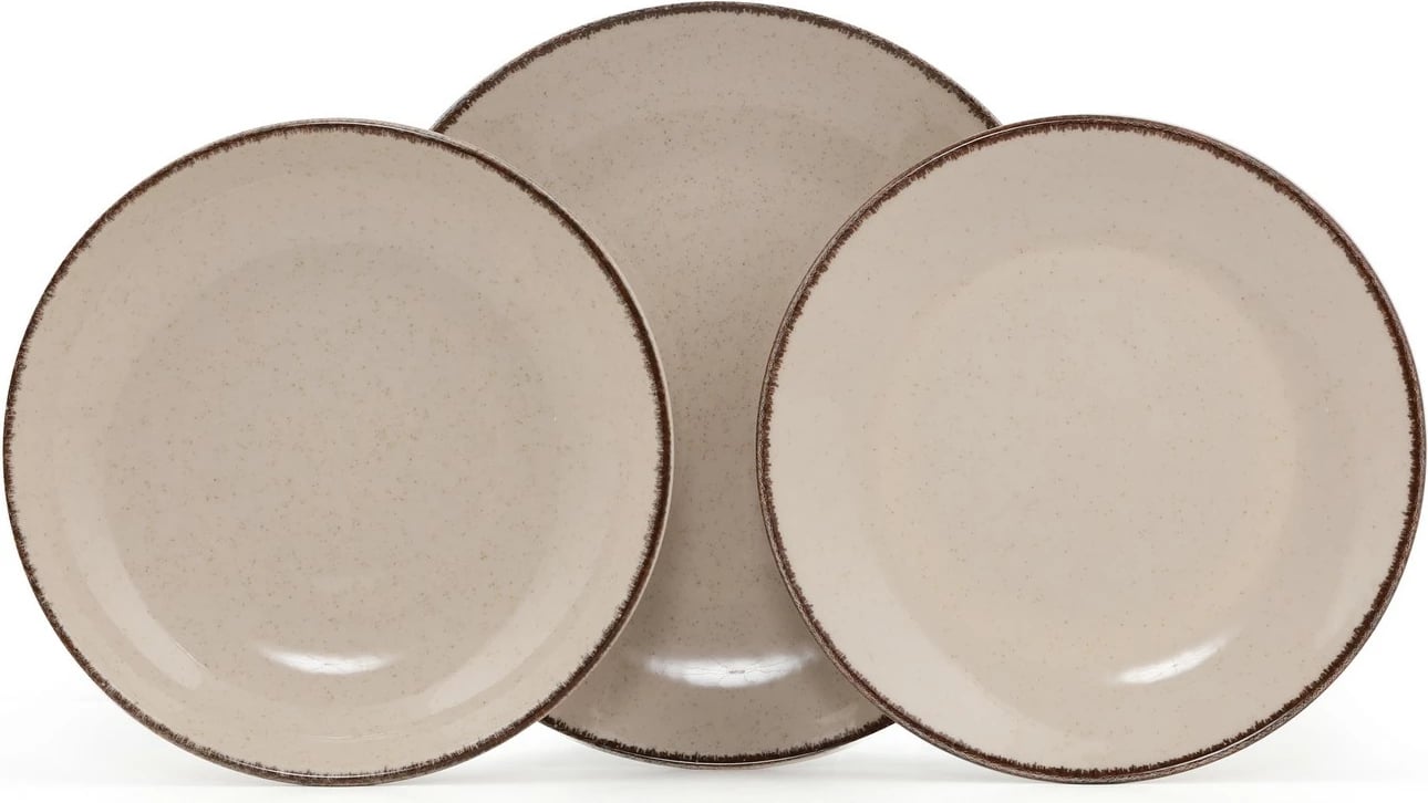 Set enësh për drekë (18 pjesë), Hermia, CXEO18Y2730P02, ngjyrë kanelle