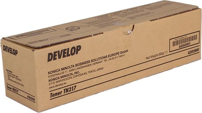 Toner Develop TN-217 A2020D1, rendiment 9.750–23.700 faqe, i zi
