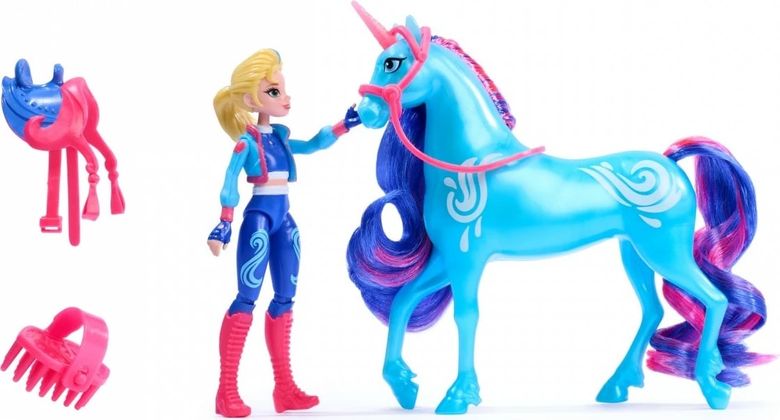Set figurina Unicorn Academy Spin Master 6071175, Ava dhe Leaf, 11 cm + 13 cm, për vajza Set figurina Unicorn Academy Spin Master 6071175, Ava dhe Leaf, 11 cm + 13 cm, për vajza
