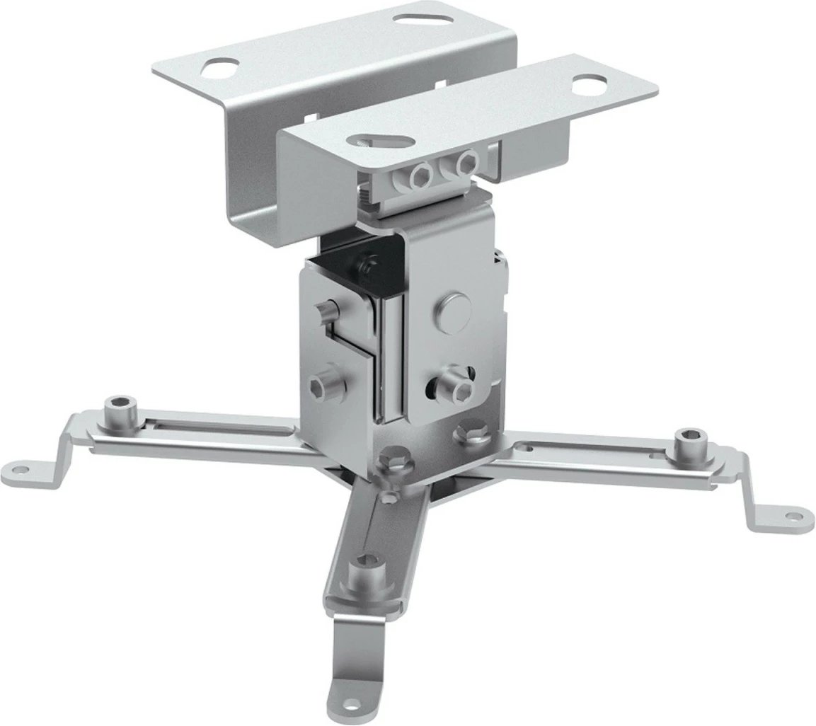 Mbajtëse tavani për projektor Maclean MC-582, 12cm, 20kg, Argjendtë