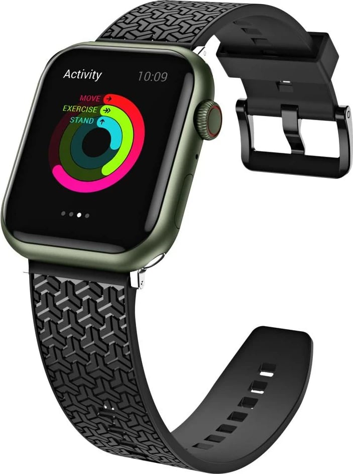 Rrip për smartwatch Hurtel Strap Y për Apple Watch 42/44/45mm, TPU, i zi Rrip për smartwatch Hurtel Strap Y për Apple Watch 42/44/45mm, TPU, i zi