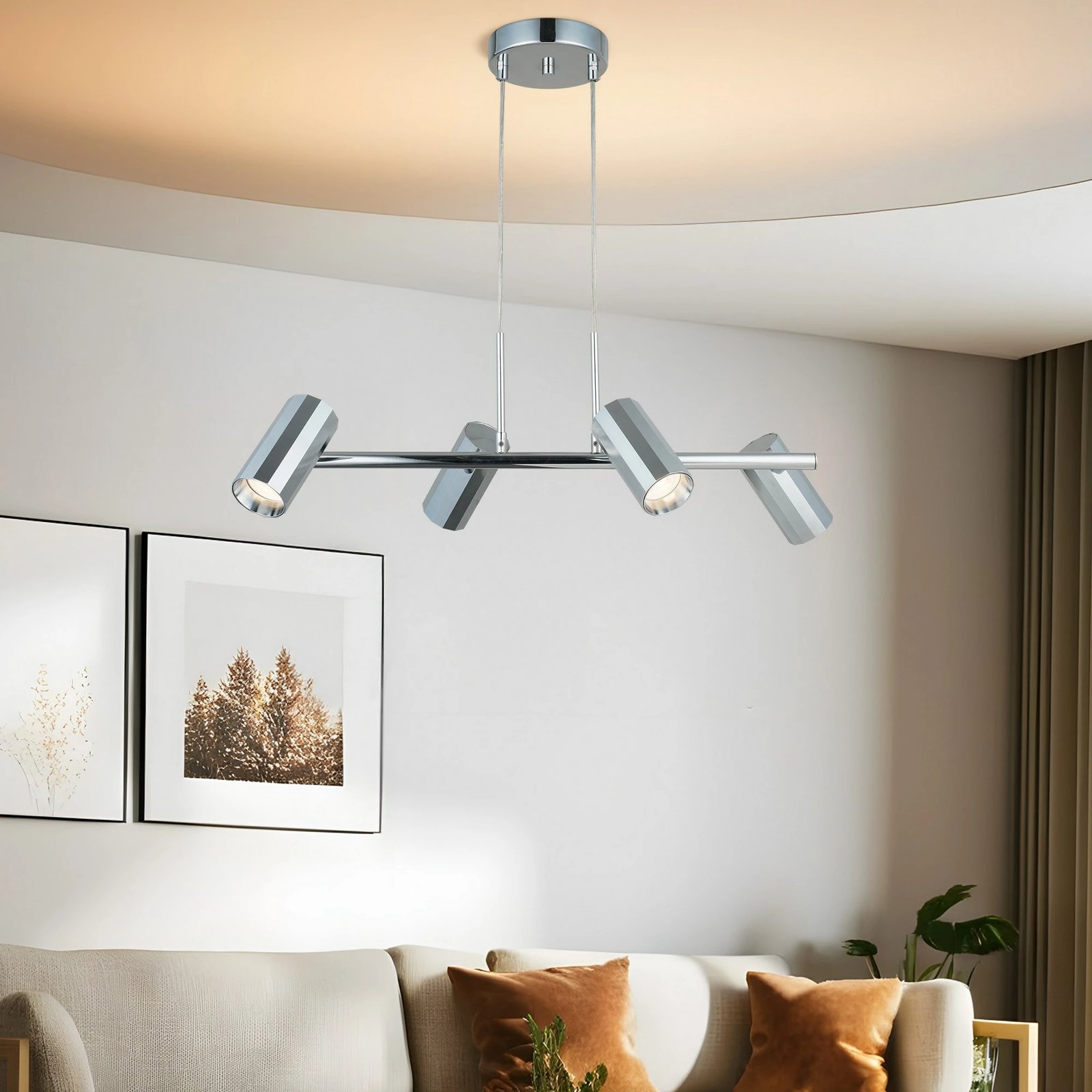 Llambadar Opviq, Oktano, krom, 51-04-L