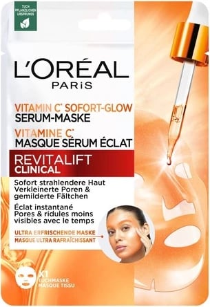 Maskë për fytyrë L'Oréal Paris Revitalift Clinical Vitamin C