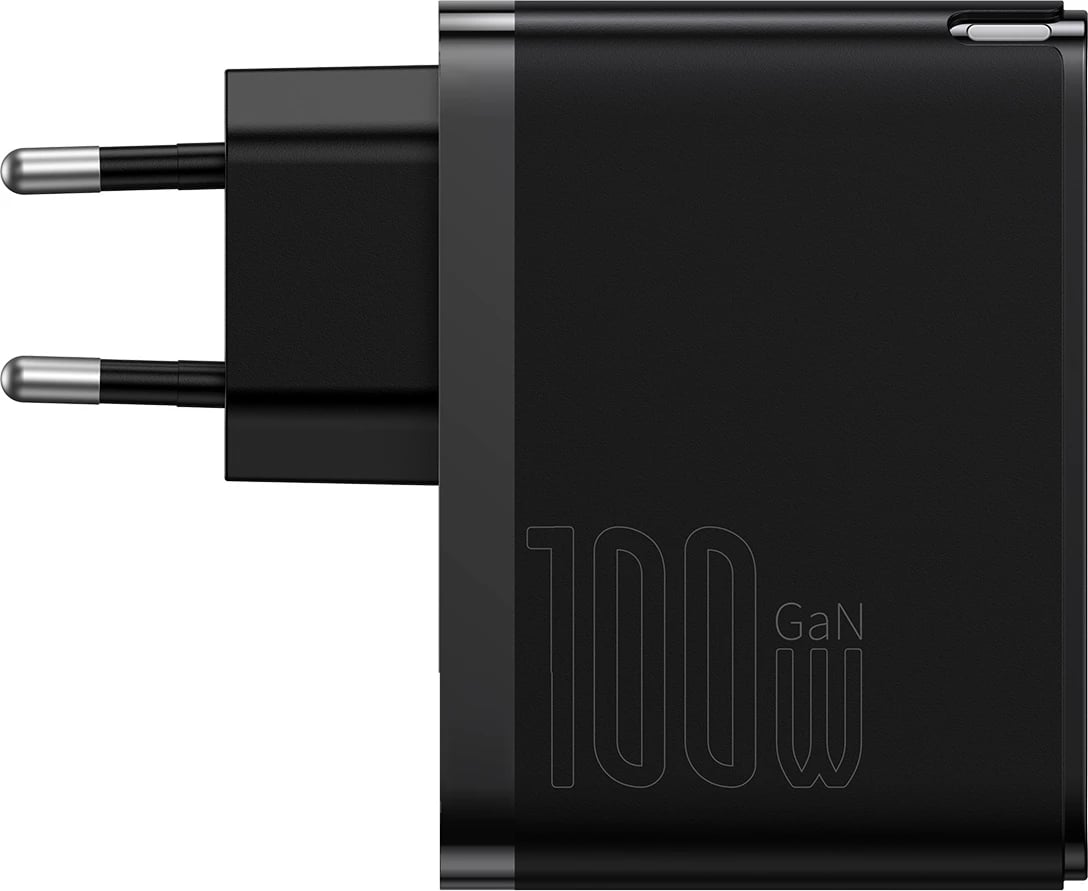 Karikues muri Baseus GaN5 Pro, 100W, 2 porta (USB-C/USB-A), i zi