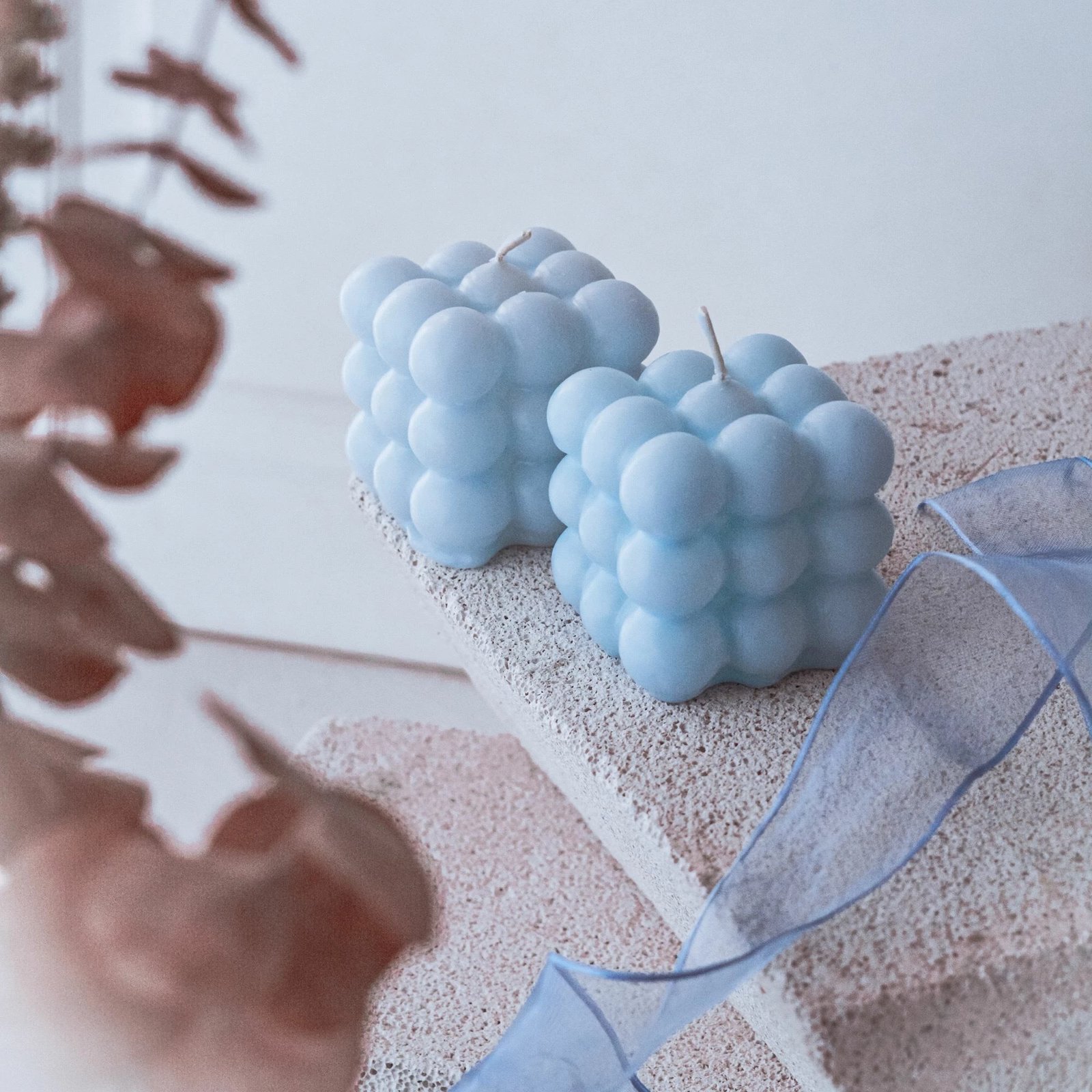 Set qirinjsh (2 copë), ngjyrë kaltër, Evila Originals, Ers1246