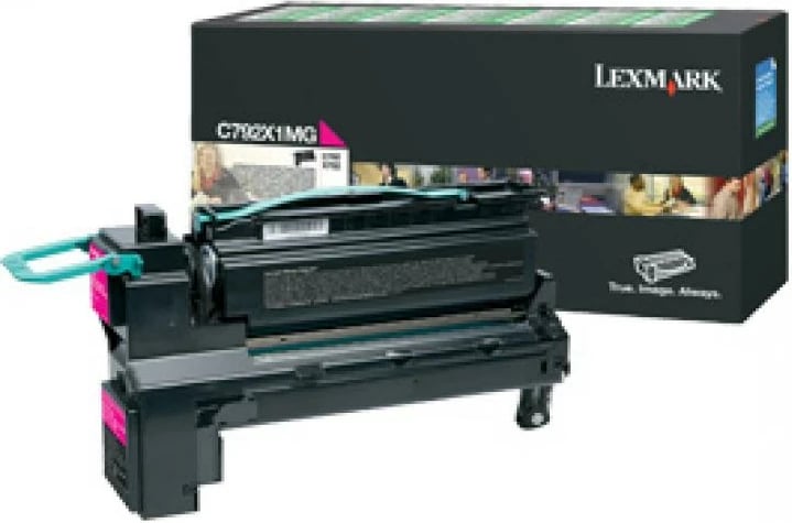 Toner Lexmark C792X1MG kapacitet shumë i lartë 9750–23700 faqe magenta