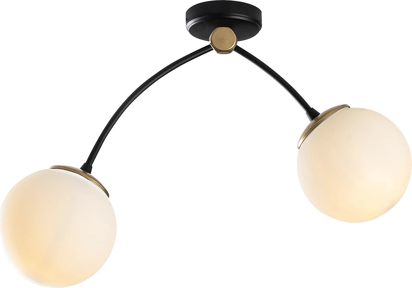 Llambë tavani moderne Opviq, Kromozom - 1001, e bardhë dhe e zezë