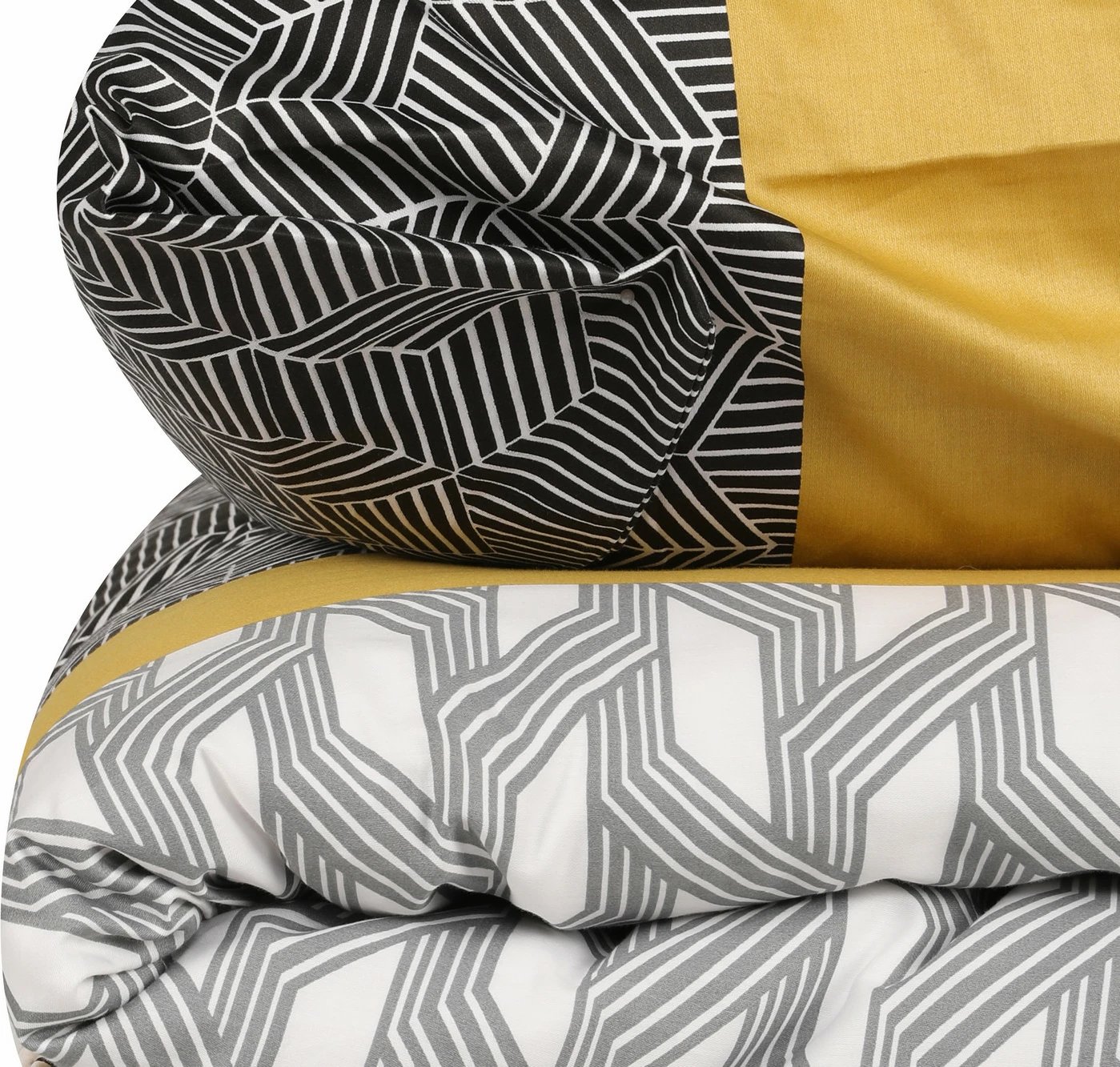 Set mbulesë për jorgan dopio satin Veneto, ngjyrë zezë, bardhë, portokalli Set mbulesë për jorgan dopio satin Veneto, ngjyrë zezë, bardhë, portokalli