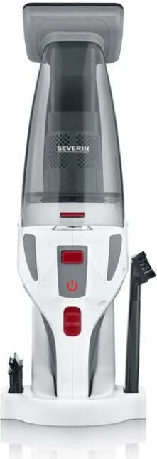 Fshesë dore pa kabllo, Severin HV 7146 (7146000) 18.5 V, Wet & Dry, deri 30 min, gri/kuqe/e bardhë, set 4-në-1