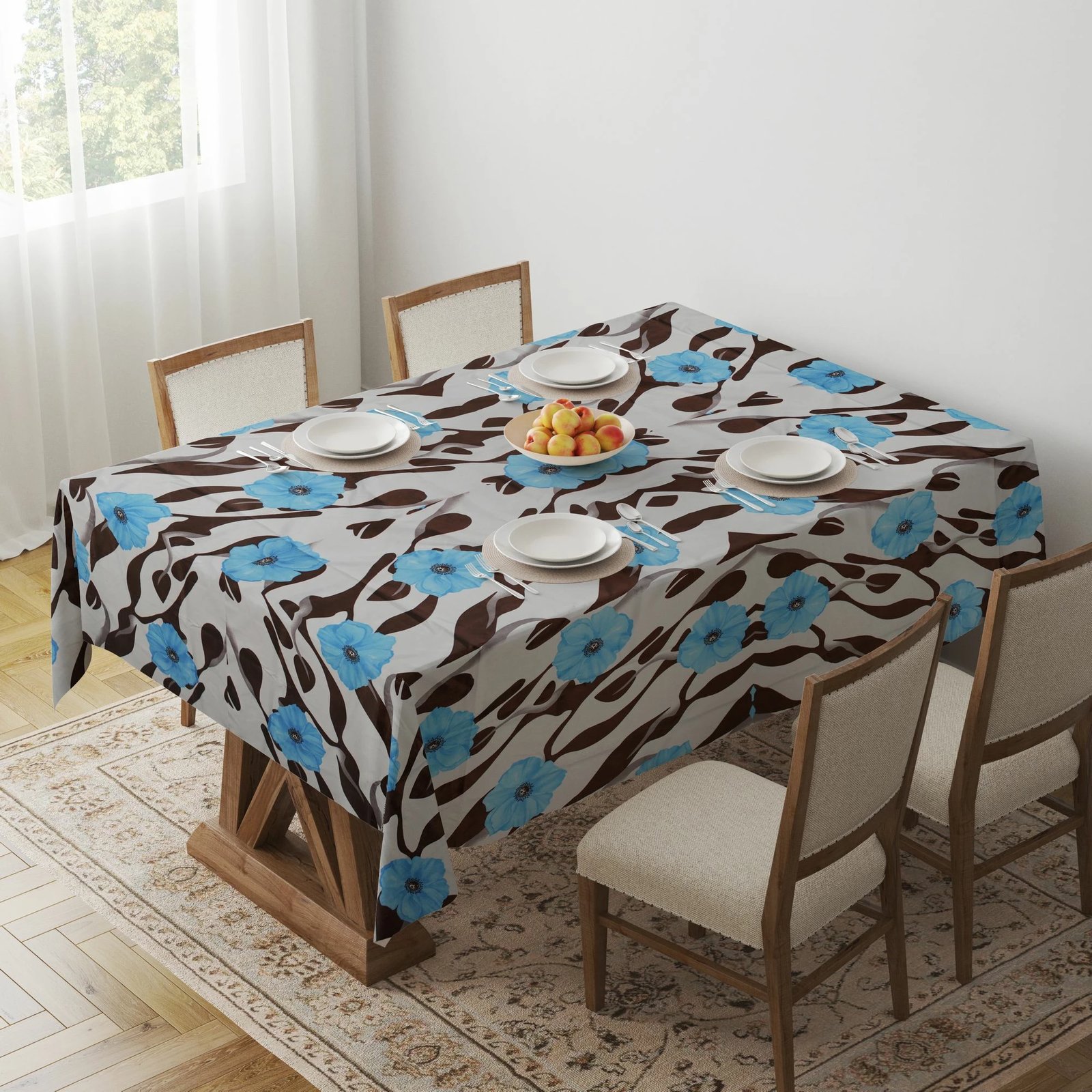 Mbulesë tavoline Hermia, Gravellamg2, 140x140cm