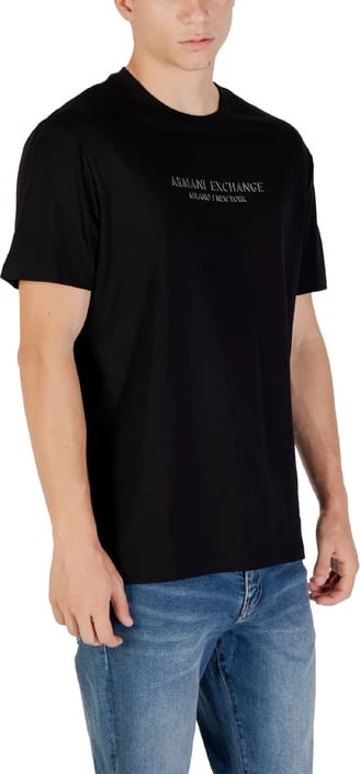 Maicë Armani Exchange për meshkuj, e zezë