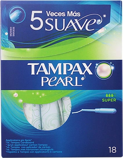 Tampona për femra Tampax Pearl Super, 18 copë