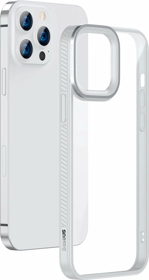 Mbështjellës Baseus Crystal Armor për iPhone 13 Pro, gri