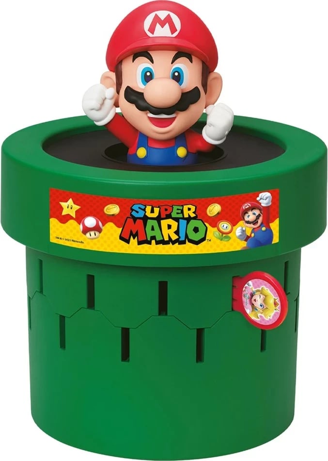 Lojë tavoline TOMY Pop Up Super Mario, shumëngjyrëshe