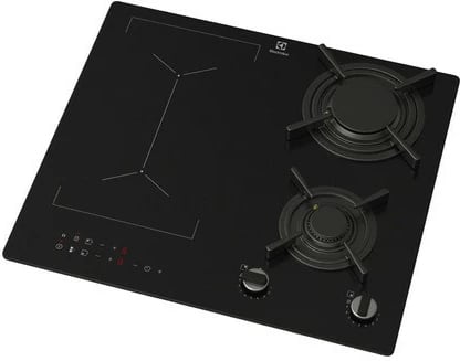Pllakë gatimi Electrolux KDI641723K, kombinim gaz-induksion, 59 cm, e zezë