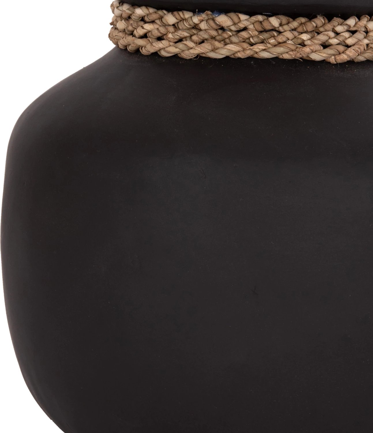 Vazo dekorative tavoline CAMMER, terrakotë, e zezë, FH4687.01S, 22x20cm Vazo dekorative tavoline CAMMER, terrakotë, e zezë, FH4687.01S, 22x20cm