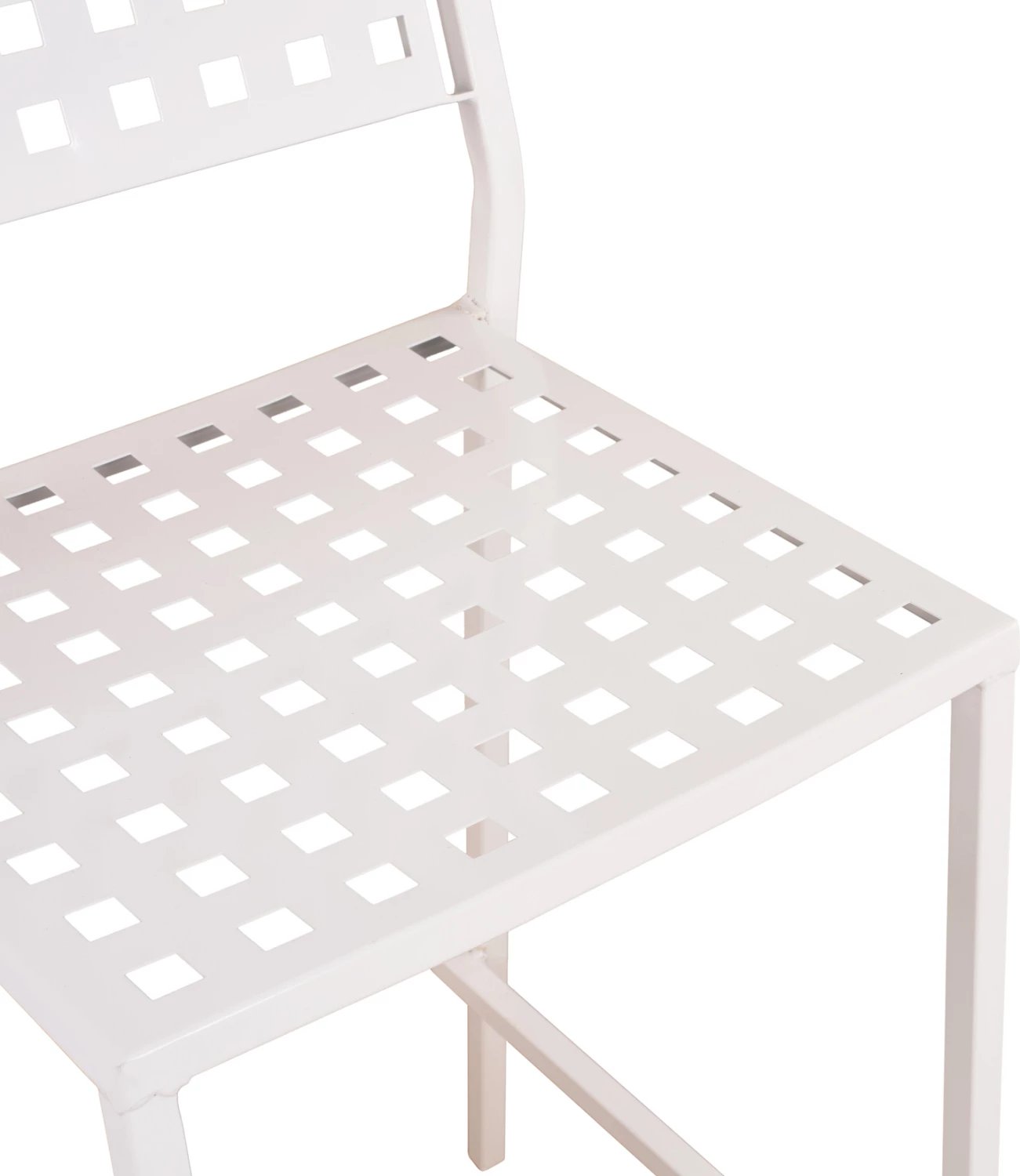 Karrige për bar Olympias Metalike FH5528.02 ngjyrë e bardhë 47x58x111 cm