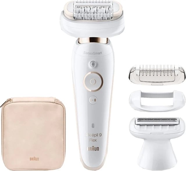 Epilator Braun 9002, i bardhë / ari