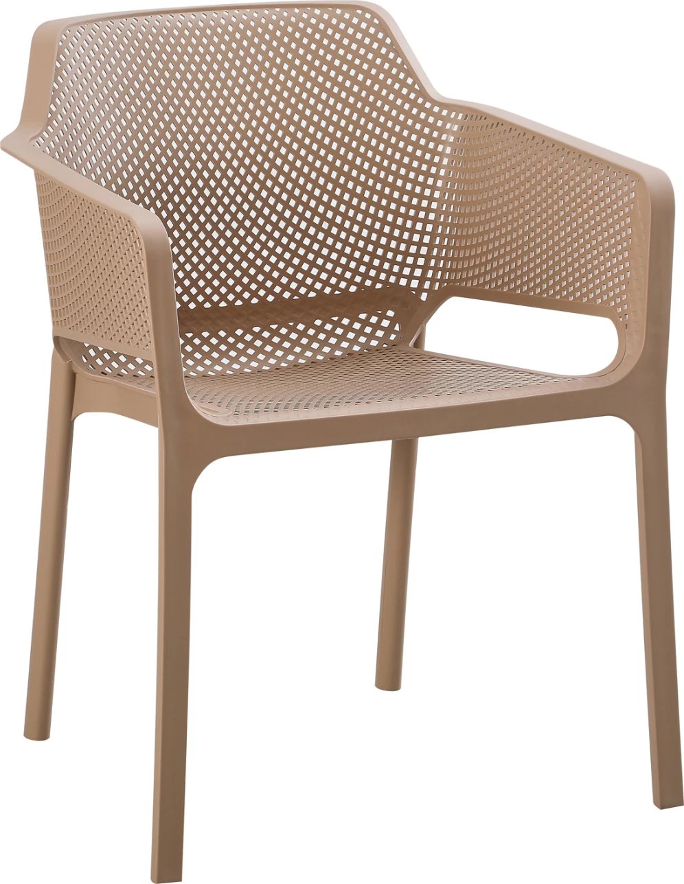 Karrige polipropileni JOHN FH6103.04 ngjyrë kapuçino 59x46x79Hcm