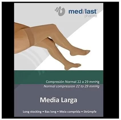 Çorape të gjata kompresive MEDILAST Media Larga, madhësia mesatare, unisex