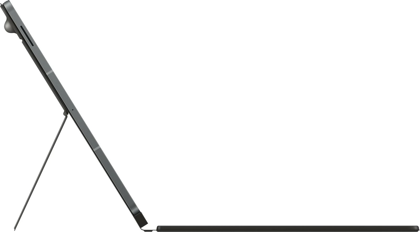 Mbështjellës tastierë Samsung EF-DX625, QWERTZ, Gjermanisht, Trackpad, Galaxy Tab S10 FE+, E zezë