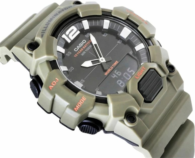 Orë dore për meshkuj CASIO, e zezë