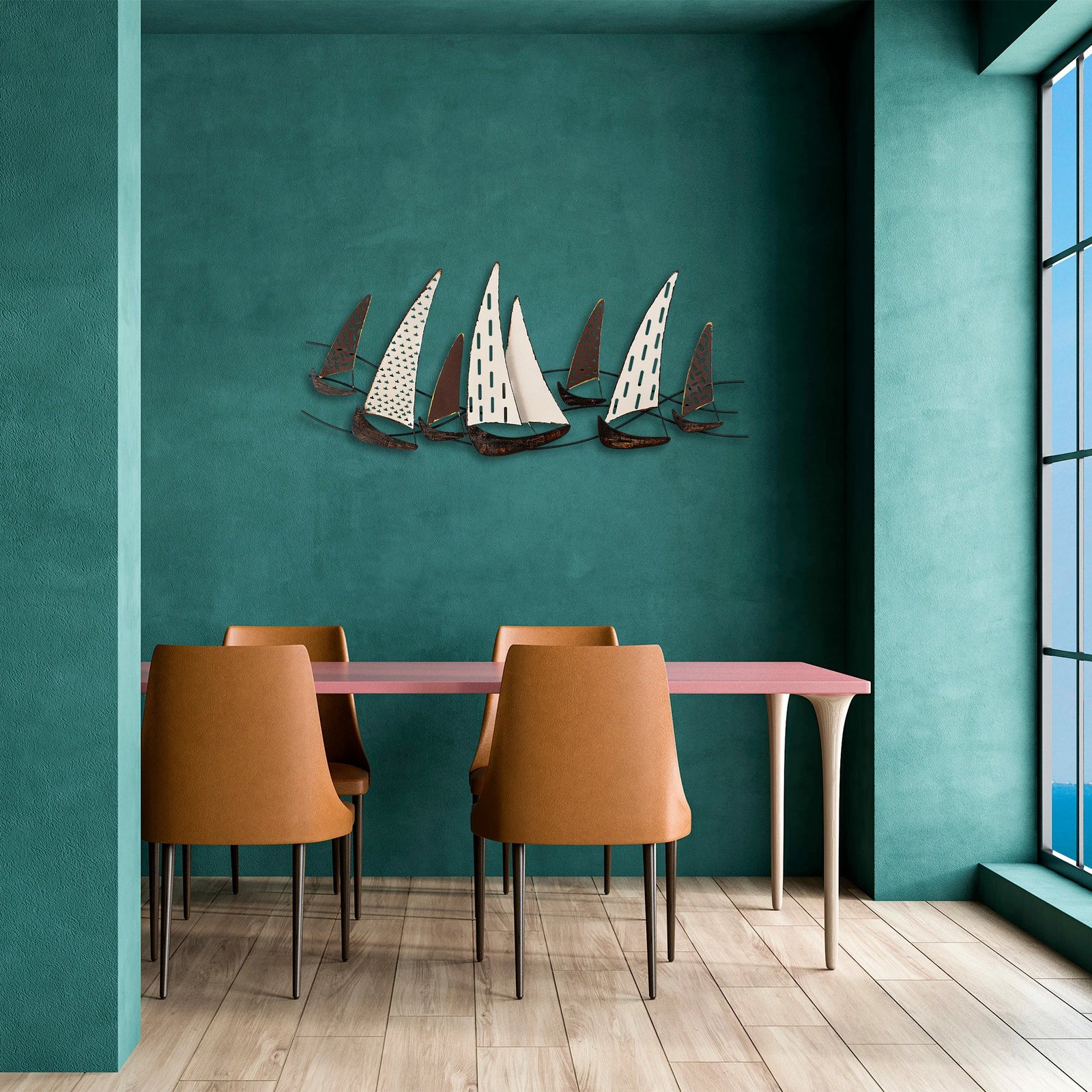 Aksesor dekorativ metalik për mur Wallity, Uskuna