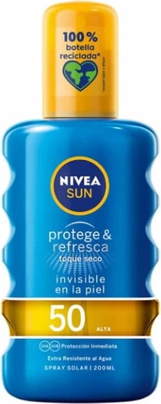 Spray për mbrojtje nga dielli NIVEA Sun Protect & Refresh SPF50, 200ml unisex