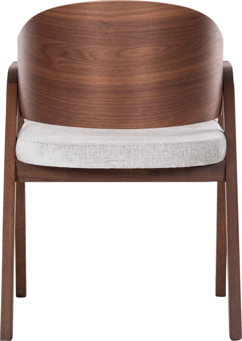 Karrige për ngrënie NERO FH9972 dru gome ngjyrë arre-gri, set prej 2 copë