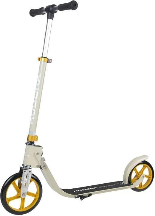 Trotinet HUDORA BigWheel 215 për fëmijë, Bardhë/Verdhë