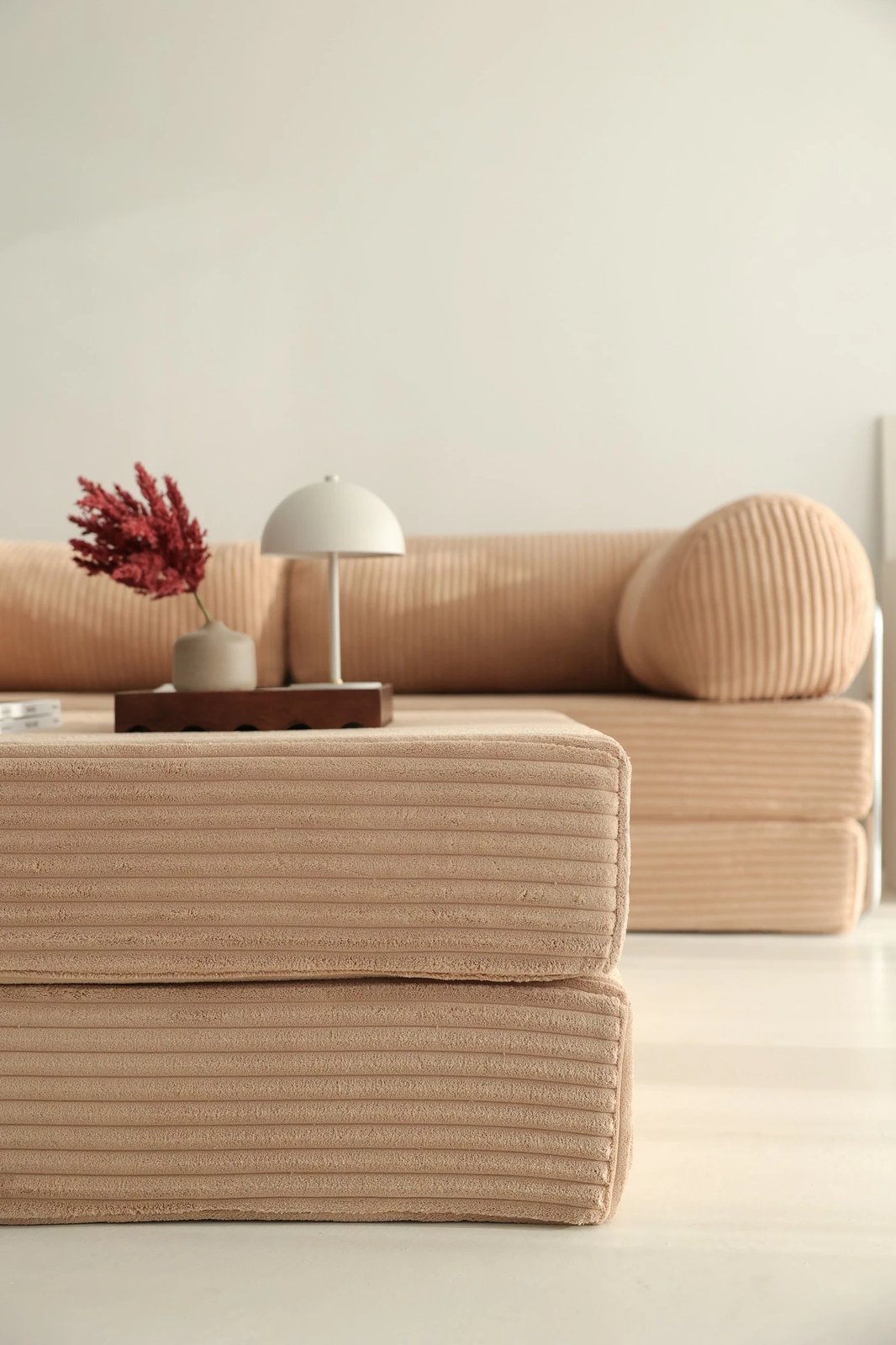 Kënd-sofë krevati Atelier del Sofa, ngjyrë kafe, Nook - v1